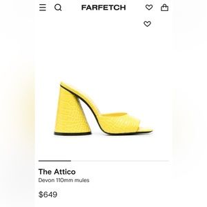 The Attico Devon mule